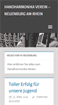 Mobile Screenshot of hv-neuenburg.de